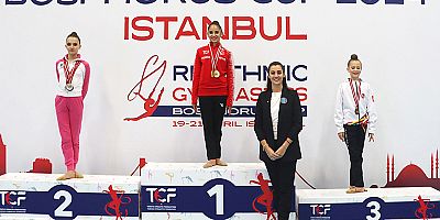 Antalyaspor’un Milli Cimnastikçisi Selen’den İstanbul’da 4 Birincilik